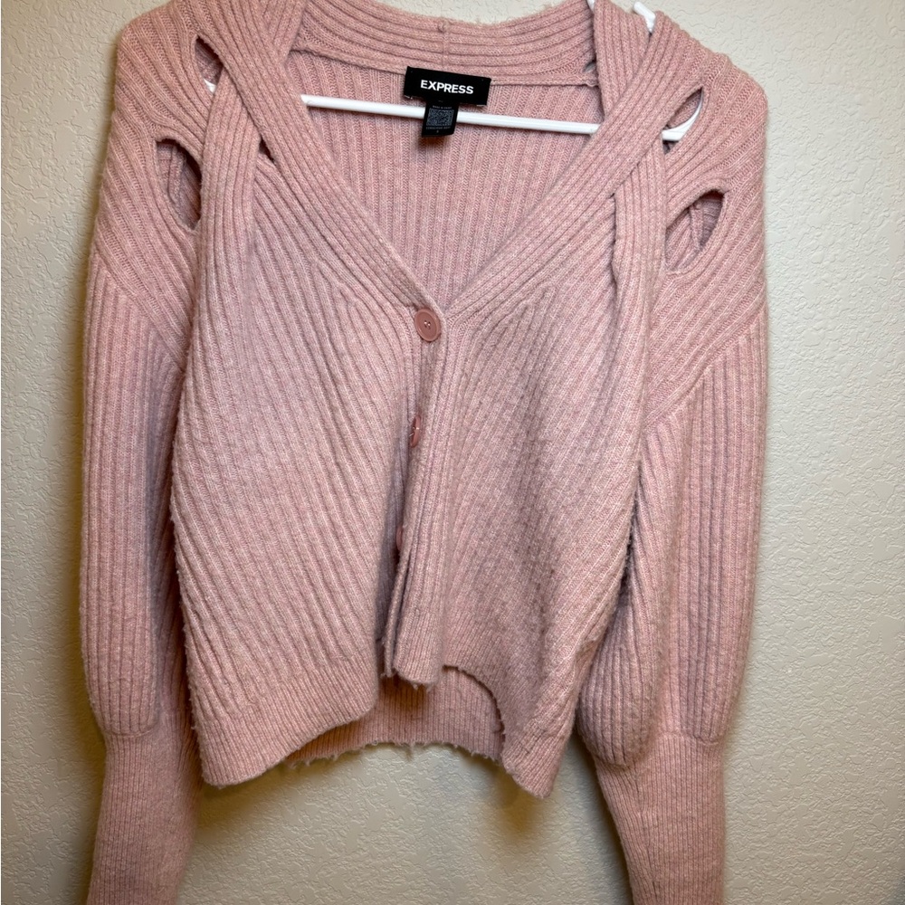 Express Blush Pink Women's Cardigan